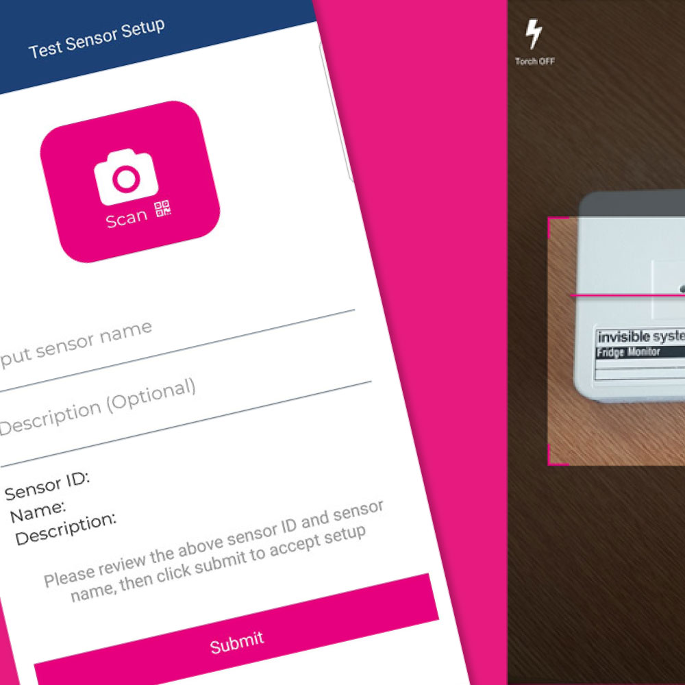 Invisible Systems Sensor Setup App