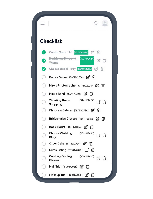 myitson checklist on phone screen